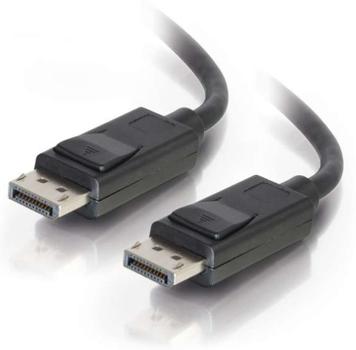 C2G G 6ft Ultra High Definition DisplayPort Cable with Latches - 4K DisplayPort Cable - M/M - DisplayPort cable - DisplayPort (M) to DisplayPort (M) - 1.83 m - black (54401)