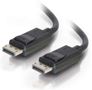 C2G G 6ft Ultra High Definition DisplayPort Cable with Latches - 8K DisplayPort Cable - M/M - DisplayPort cable - DisplayPort (M) to DisplayPort (M) - 1.83 m - black (54401)