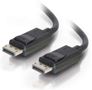 C2G G 6ft Ultra High Definition DisplayPort Cable with Latches - 4K DisplayPort Cable - M/M - DisplayPort cable - DisplayPort (M) to DisplayPort (M) - 1.83 m - black (54401)