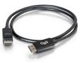 C2G G 6ft Ultra High Definition DisplayPort Cable with Latches - 4K DisplayPort Cable - M/M - DisplayPort cable - DisplayPort (M) to DisplayPort (M) - 1.83 m - black (54401)
