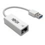 TRIPP LITE TRIPPLITE USB 3.0 to Gigabit Ethernet NIC Network Adapter 10/100/1000Mbps White
