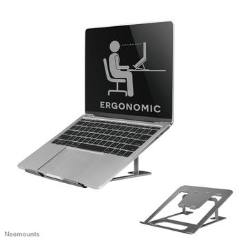 Neomounts by Newstar Notebook Desk Stand Ergonomic Grey (NSLS085GREY)