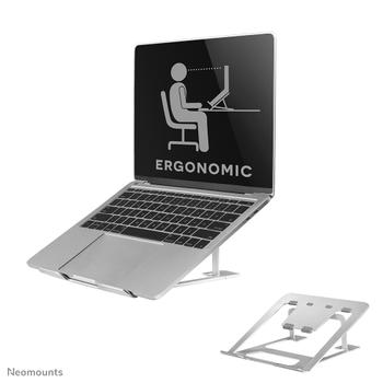 Neomounts by Newstar Notebook Desk Stand Ergonomic Silver (NSLS085SILVER)
