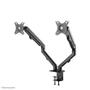 Neomounts by Newstar Flat Screen Desk Mount stand/ grommet 17-27inch 2xDispalys Black (FPMA-D650DBLACK)