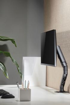 Neomounts by Newstar NEOMOUNTS Monitor DeskMount Gasspring up to 27inch 7kg Grommet/ Clamp Full motion VESA75/ 100 black Mount (FPMA-D650BLACK)