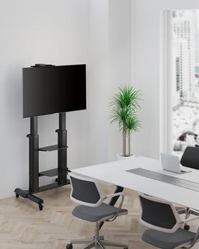 Neomounts by Newstar AWL28-220BL1 Universal Multimedia Shelf Width 30 cm (AWL28-220BL1)