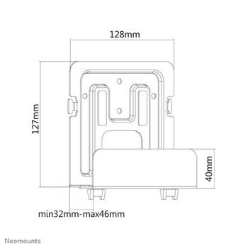 Neomounts by Newstar The AWL-440BL is a universal,  (AWL-440BL)