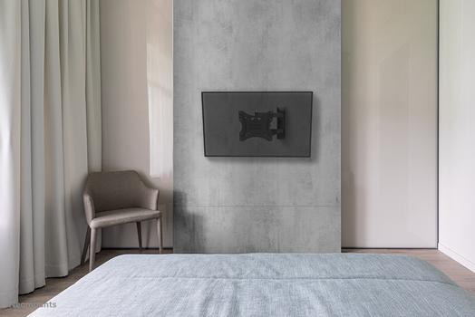 Neomounts by Newstar WL40-550BL12 Wallmount Full motion 3 pivots 32-55inch Max 35kg VESA max 200x200 Distance to wall 4.5-42cm Black (WL40-550BL12)