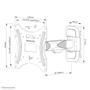 Neomounts by Newstar WL40-540BL12 full motion wall (WL40-540BL12)