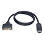 TRIPP LITE TRIPPLITE DisplayPort to DVI Cable Adapter Converter for DP-M to DVI-I-F 3ft. 0.91m