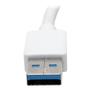 TRIPP LITE TRIPPLITE USB 3.0 SuperSpeed to Gigabit Ethernet NIC Network Adapter 10/ 100/ 1000 Plug and Play Aluminum (U336-000-GB-AL)