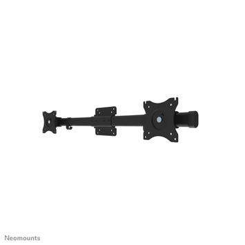 Neomounts by Newstar NEOMOUNTS FPMA-CB100BLACK Dual Monitor Adapter 10-27inch Twin Screen Mounting Rail 18kg VESA 75x75/ 100x100mm black (FPMA-CB100BLACK)