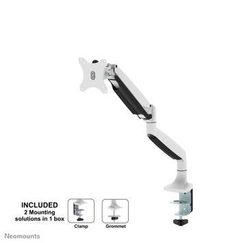 Neomounts by Newstar Select NM-D750 - monteringssett - full-motion - for LCD-skjerm - hvit (NM-D750WHITE)