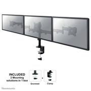 Neomounts by Newstar Select NM-D135D3 - monteringssett - full-motion - for 3 LCD-skjermer - svart