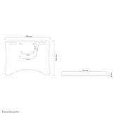 Neomounts by Newstar PLASMA-M2500FPLATE - monteringskomponent - sølv (PLASMA-M2500FPLATE)