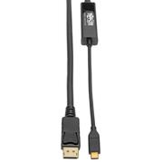 TRIPP LITE e USB 3.1 Gen 1 USB C to DisplayPort 4K Adapter Cable (M/M), Thunderbolt 3 Compatible, 3840 x 2160 (4K x 2K) @ 60Hz, 10ft 10' USB Type C to DP, USB-C, USB Type-C - External video adapter - USB-C 3.1 -