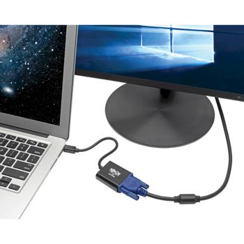TRIPP LITE TRIPPLITE Keyspan Mini DisplayPort to Active VGA Adapter Video Converter M/F Black 6inch 15.24cm (P137-06N-VGAB)