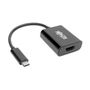 TRIPP LITE e USB C to HDMI Adapter Converter M/F 4K USB Type C to HDMI Black USB Type C, Thunderbolt 3 Compatible - External video adapter - USB-C 3.1 - HDMI - black
