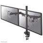 Neomounts by Newstar FPMA-D550DBLACK Monitor Dual-DeskMount 10-32inch clamp/ grommet Full motion Tilt Swivel Pivot black (FPMA-D550DBLACK)
