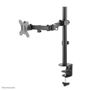 Neomounts by Newstar Monitor DeskMount Single 25.4-81.3cm 10-32inch clamp/ grommet VESA75-100 Full motion Tilt Swivel black (FPMA-D550BLACK)