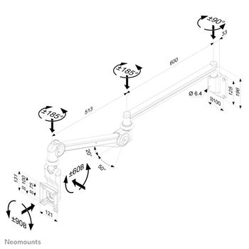 Neomounts by Newstar Medical FlatScreen 10-27" (FPMA-HAW300)