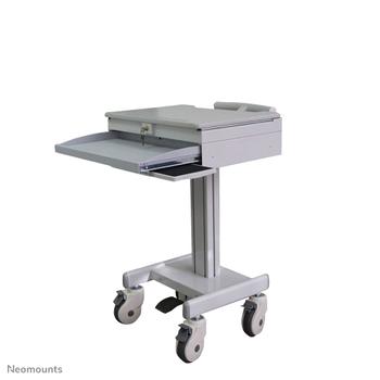 Neomounts by Newstar MED-M100 Medical laptop cart mobile workplace Max 50kg height: 86-120cm Depth:42cm Width:60cm swivel grey (MED-M100)