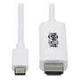 TRIPP LITE USB-C TO HDMI ADAPTER CABLE M/M 4K 4:4:4 THUNDERBOLT 3 COMPATIBL CABL