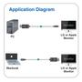TRIPP LITE TRIPPLITE USB-C to DisplayPort Bi-Directional Active Adapter Cable M/M 4K 60 HDR Locking DP Connector 6ft. 1.8m (U444-006-DP-BD)