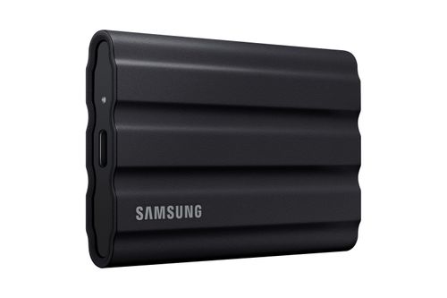 SAMSUNG Portable SSD T7 Shield 2TB USB 3.2 Gen 2 + IPS 65 black (MU-PE2T0S/EU)