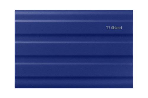 SAMSUNG g T7 Shield MU-PE2T0R - SSD - encrypted - 2 TB - external (portable) - USB 3.2 Gen 2 (USB-C connector) - 256-bit AES - blue (MU-PE2T0R/EU)