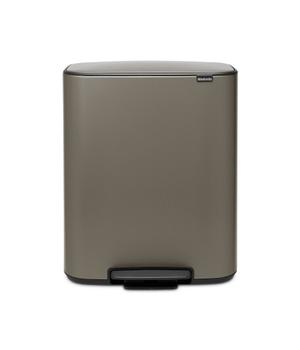 BRABANTIA BO pedalspand 2x30L Platinum (211546)