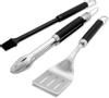 WEBER Grill Cutlery Precision 3 pcs, Stainless Steel black