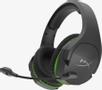 HyperX CloudX Stinger Core Trådløst gaming headsett for Xbox (grå/grønn) Xbox wireless, Støydempende mikrofon, Headsetkontroller, Xbox X/S, One
