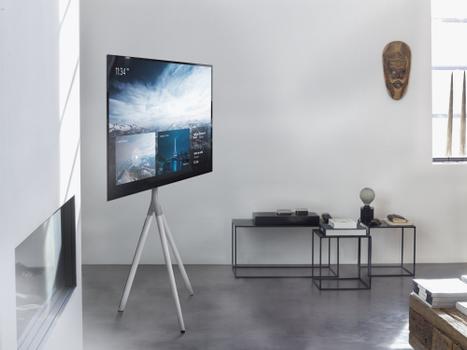 ONEFORALL WM7462 TV Stand, Metal, VESA 400, White Global (WM7462)