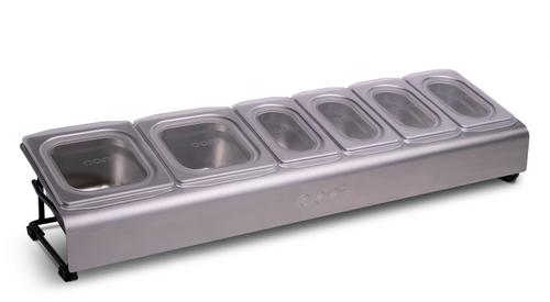 OONI pizzatoppingstasjon Det perfekte verktøyet for å forberede ingredienser og toppinger (UU-P0CE00)