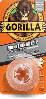 Gorilla Glue Company Tape GORILLA monteringstape 1,5m (24640)