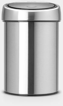 BRABANTIA Touch Bin affaldsspand 3L Matt Steel (363986)