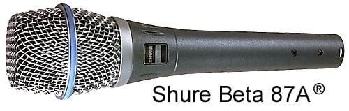 SHURE Beta 87A - kondensaattorimikrofoni (BETA87A)