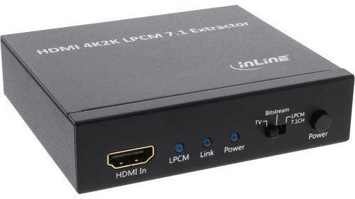 INLINE Technology HDMI Audio Extractor -signaalinmuuntaja (65007K)