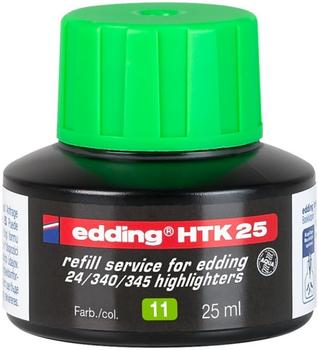 EDDING HTK 25 Bottled Refill Ink for Highlighter Pens 25ml Green - 4-HTK25011 (4-HTK25011)