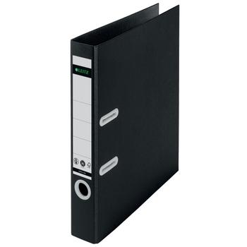 LEITZ 180 Recycle Lever Arch File A4 50mm Black (Pack 10) 10190095 (1019-00-95)