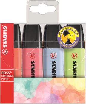 STABILO Tekstmarker STABILO Boss pastell (4) (70/4-3)