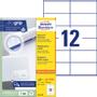 AVERY Self-Adhesive Label Rectangle 