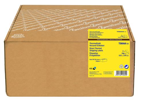 AVERY Printer Label White  (TD8060-25)