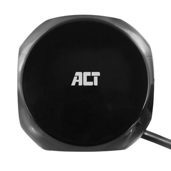 ACT stekkerdoos AC2400 zwart (AC2400)