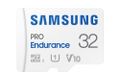 SAMSUNG PRO Endurance microSD Class10 32GB incl adapter R100/W30 up to 17520 hours