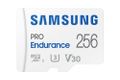 SAMSUNG PRO Endurance microSD 256GB UHS-I U3 Class10 R100/W30 up to 140160 hours incl. SD Adapter 2022 (MB-MJ256KA/EU)
