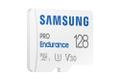 SAMSUNG PRO Endurance microSD 128GB UHS-I U3 Class10 R100/W40 up to 70080 hours incl. SD Adapter 2022 (MB-MJ128KA/EU)