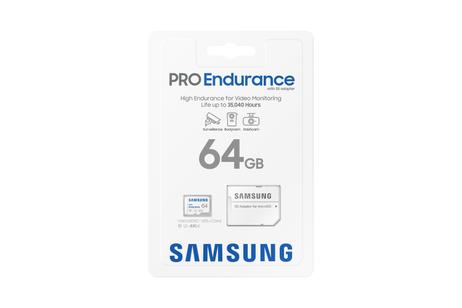 Samsung PRO Endurance MB-MJ64KA - flashminnekort - 64 GB - microSDXC UHS-I (MB-MJ64KA/EU)