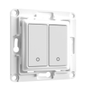 SHELLY · Accessories · Wall Switch 2 · Wandtaster 2-fach · Weiß